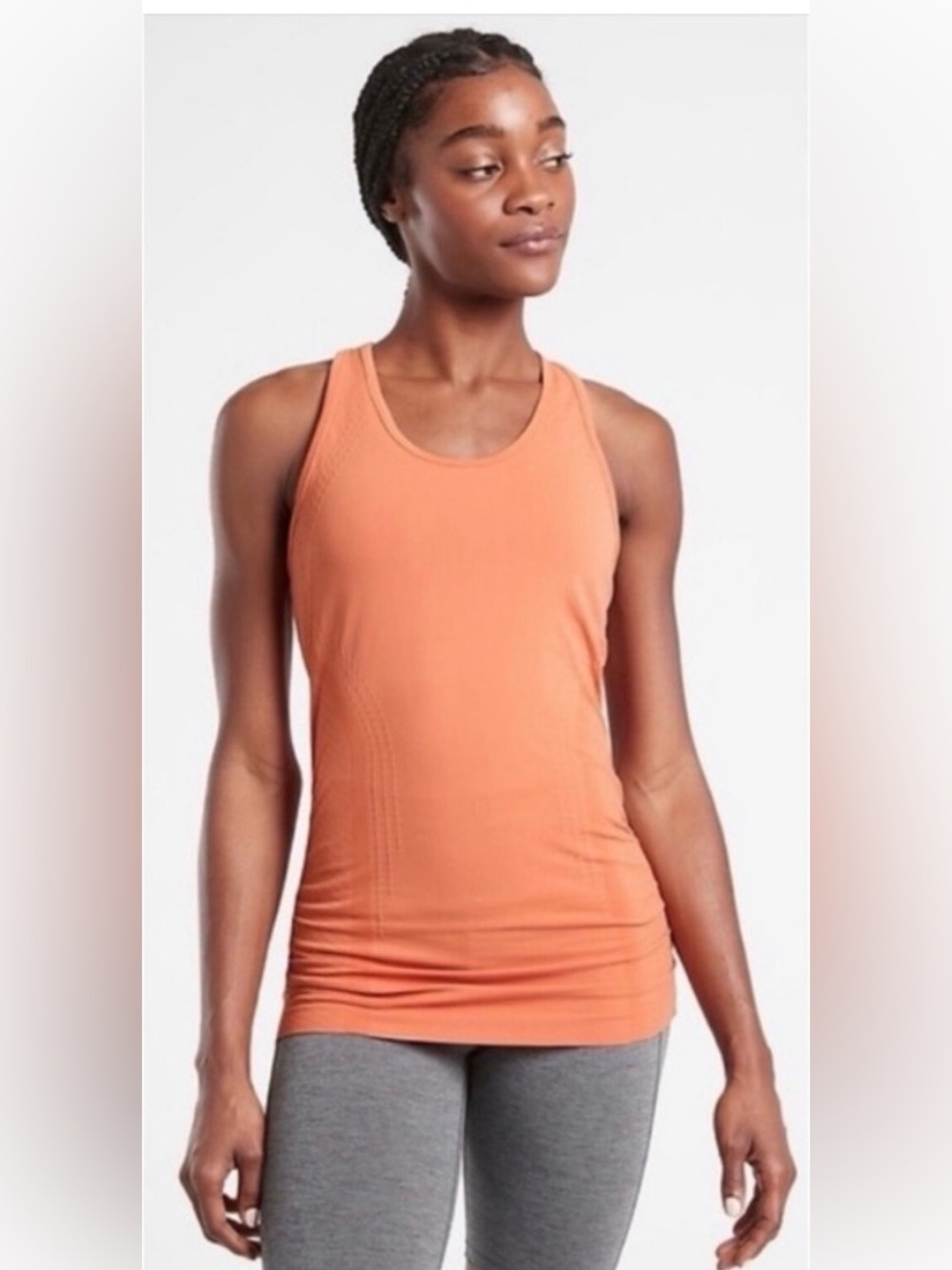Athleta Speedlight Racerback Top in Peach — Like New!
